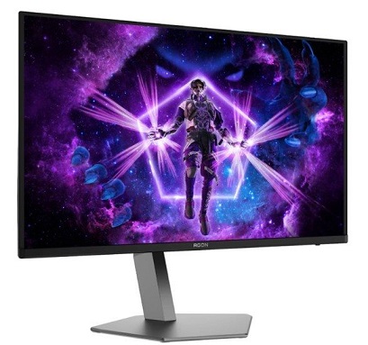 מסך מחשב לגיימרים 31.5 אינץ' כולל רכזת ורמקולים מובנים AOC AG326UD AGON Pro Gaming Monitor 31.5 Inch 4K QD-OLED 165Hz 0.03ms 2xHMDI DP USB HUB Speaker